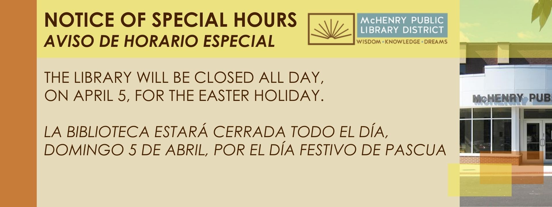 Easter Closed